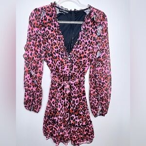 Large New Dress. Leopard print